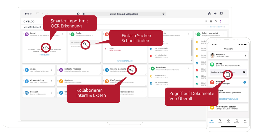 Dicomputer D velop Digitales Dokumentenmanagement